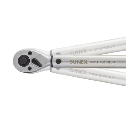 ¼" DRIVE 40-200 IN-LB. (4–22 NM) DUAL-DIRECTION TORQUE WRENCH