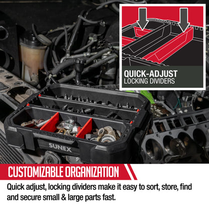 6 PIECE HALF PARTS TRAY SET