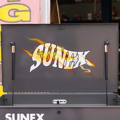 TONY SQUINDO – SPEED DEMON – 39" 6 DRAWER PREMIUM SERVICE CART – GRAY