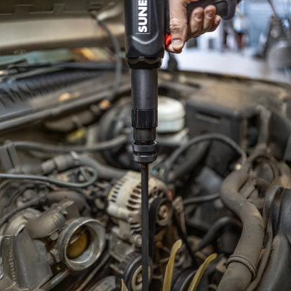 AIR HAMMER CHISEL 18” LONG-REACH 3 PIECE SET IN PORTABLE TOOL ROLL