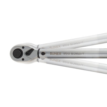 ½" DRIVE 50-250 FT-LB (70–340 NM) DUAL-DIRECTION TORQUE WRENCH