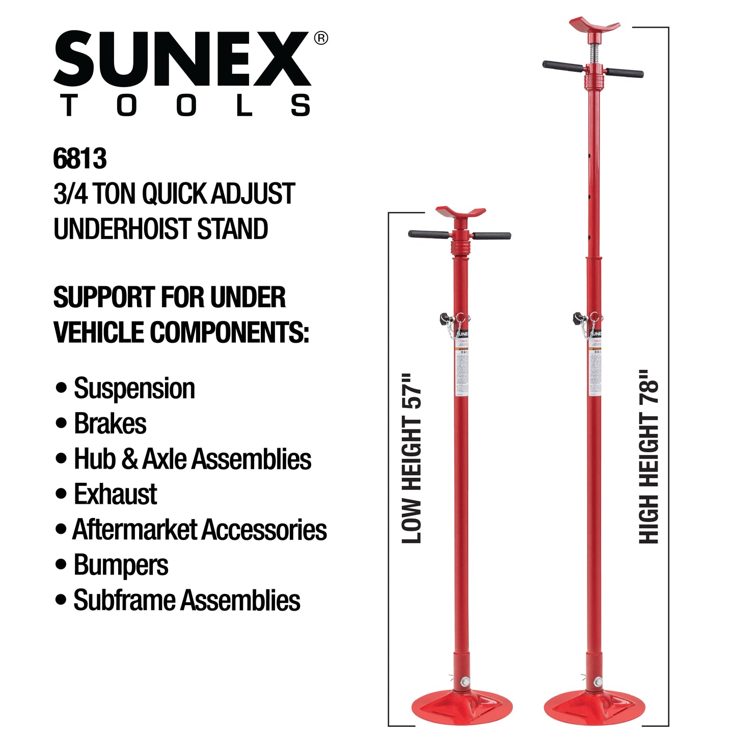 3/4 TON QUICK ADJUST UNDERHOIST STAND
