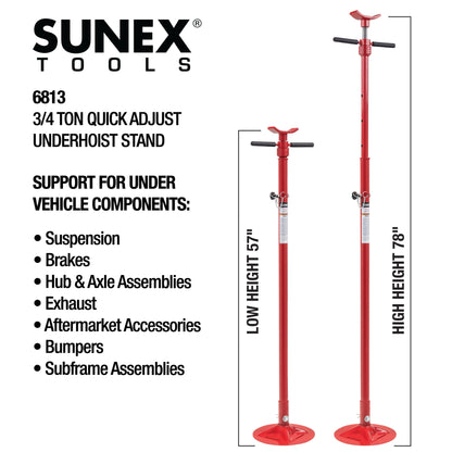 3/4 TON QUICK ADJUST UNDERHOIST STAND