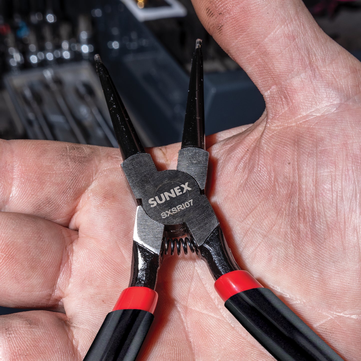 4 PIECE 7" SNAP RING PLIERS SET