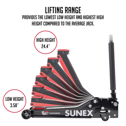 SKYHAWK 3.5 TON HIGH REACH FLOOR JACK