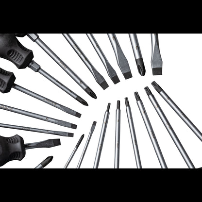 PHILLIPS®, SLOTTED & TORX® MAGNETIC 20 PIECE SCREWDRIVER SET IN EVA FOAM