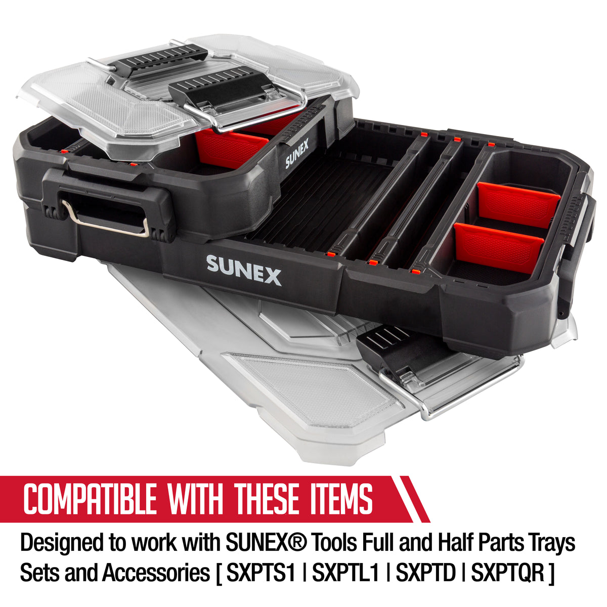 12 PIECE FULL AND HALF PARTS TRAY SET