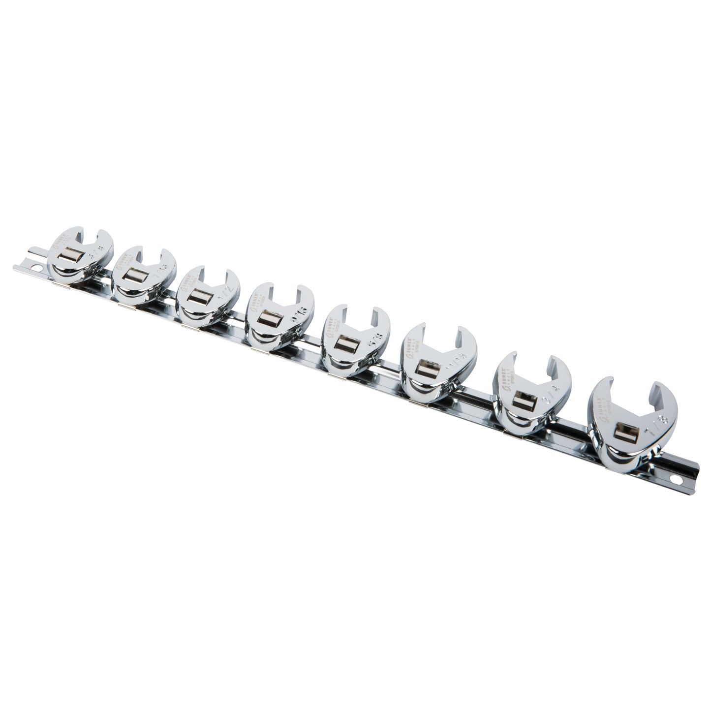 8 PIECE 3/8" DRIVE SAE CROWFOOT WRENCH SET