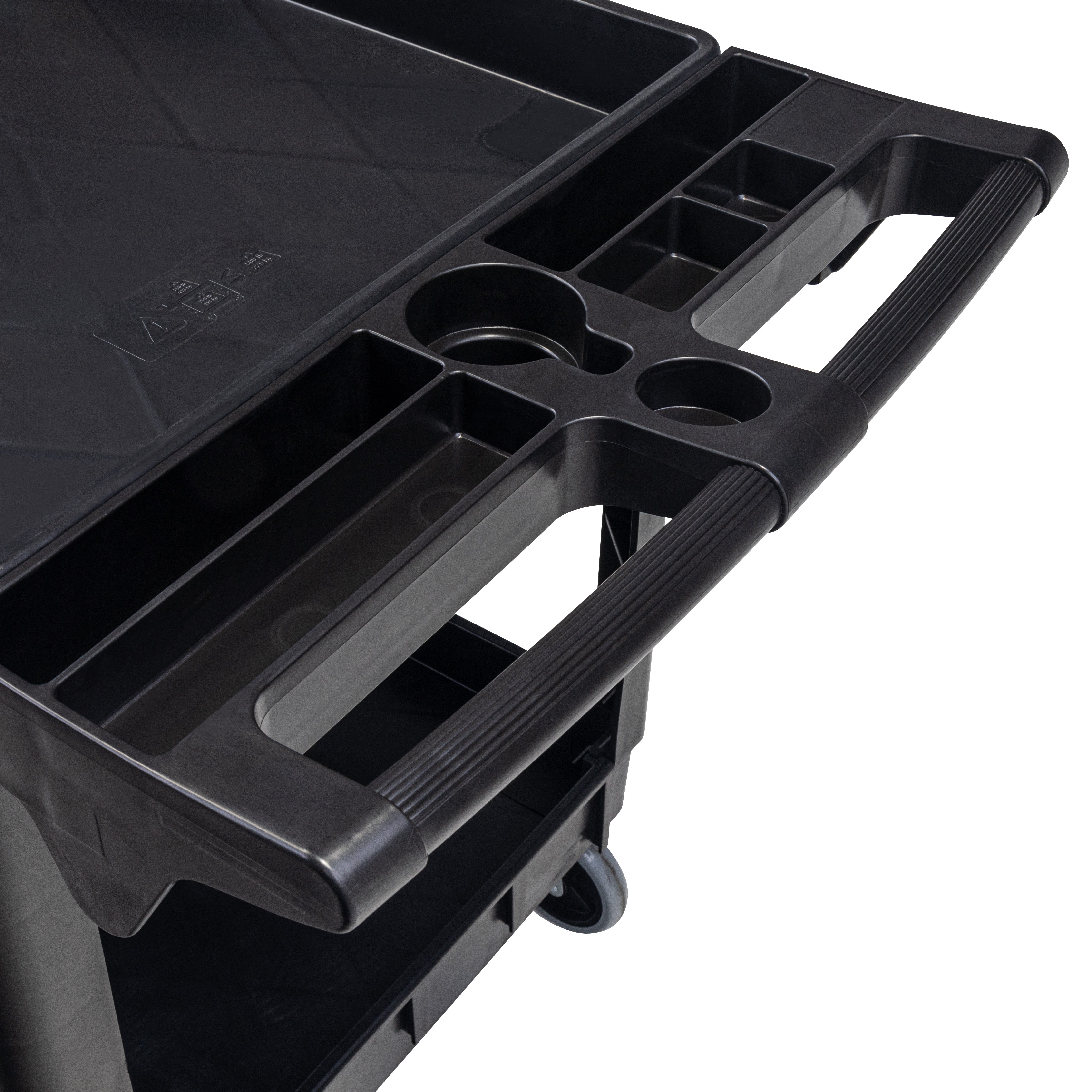 Large Heavy-Duty 2-Shelf Utility Cart – SUNEX Tools