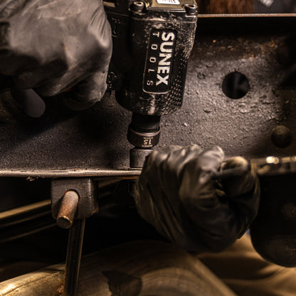 3/8" DRIVE SAE & METRIC 6 POINT STANDARD & DEEP WITH UNIVERSALS, STAR, E-STAR, TAMPERPROOF STAR, TRIPLE SQUARE, & HEX BIT 145-PIECE MASTER IMPACT SOCKET & BIT SET