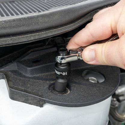 1/4" DRIVE METRIC 12 POINT MAGNETIC UNIVERSAL 11-PIECE IMPACT SOCKET SET