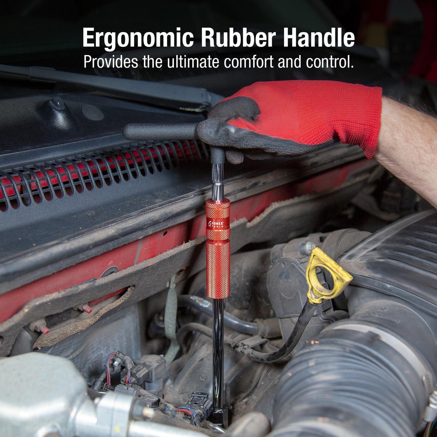 1/4" AND 3/8" DRIVE COMFORT GRIP ADJUSTABLE T-HANDLE SPEEDER 2 PIECE WRENCH SET