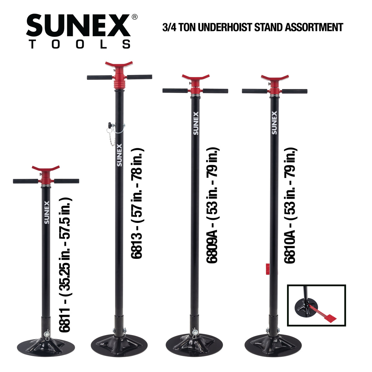 3/4 TON SHORT UNDERHOIST STAND