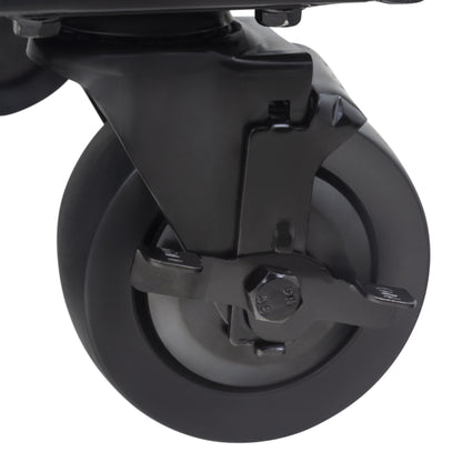 PREMIUM FULL DRAWER SERVICE CART - BLACK