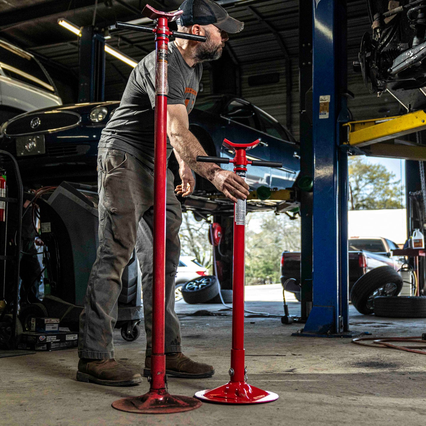 3/4 TON SHORT UNDERHOIST STAND