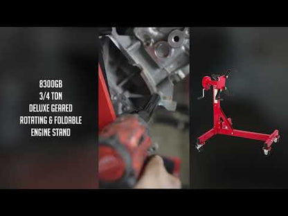1000 LB DELUXE GEARED ENGINE STAND
