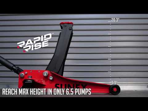 3 Ton Steel Low Profile Floor Jack – SUNEX Tools