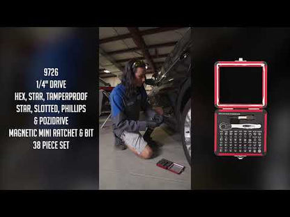 38 PC. MINI RATCHET & BIT SET