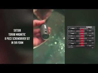 TORX® MAGNETIC 8 PIECE SCREWDRIVER SET IN EVA FOAM
