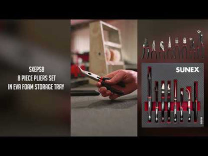 8 PIECE PLIERS SET IN EVA FOAM STORAGE TRAY
