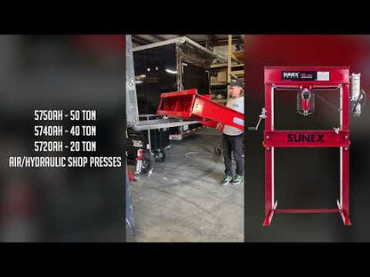 40 TON AIR/HYDRAULIC SHOP PRESS