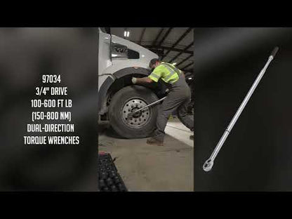 ¾" DRIVE 100-600 FT-LB (150-800 NM) DUAL-DIRECTION TORQUE WRENCH