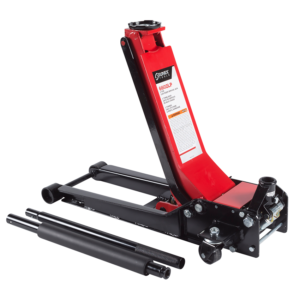 6602LP Ton Low Rider Service Jack with a low height of 27.5" and a high height of 24"