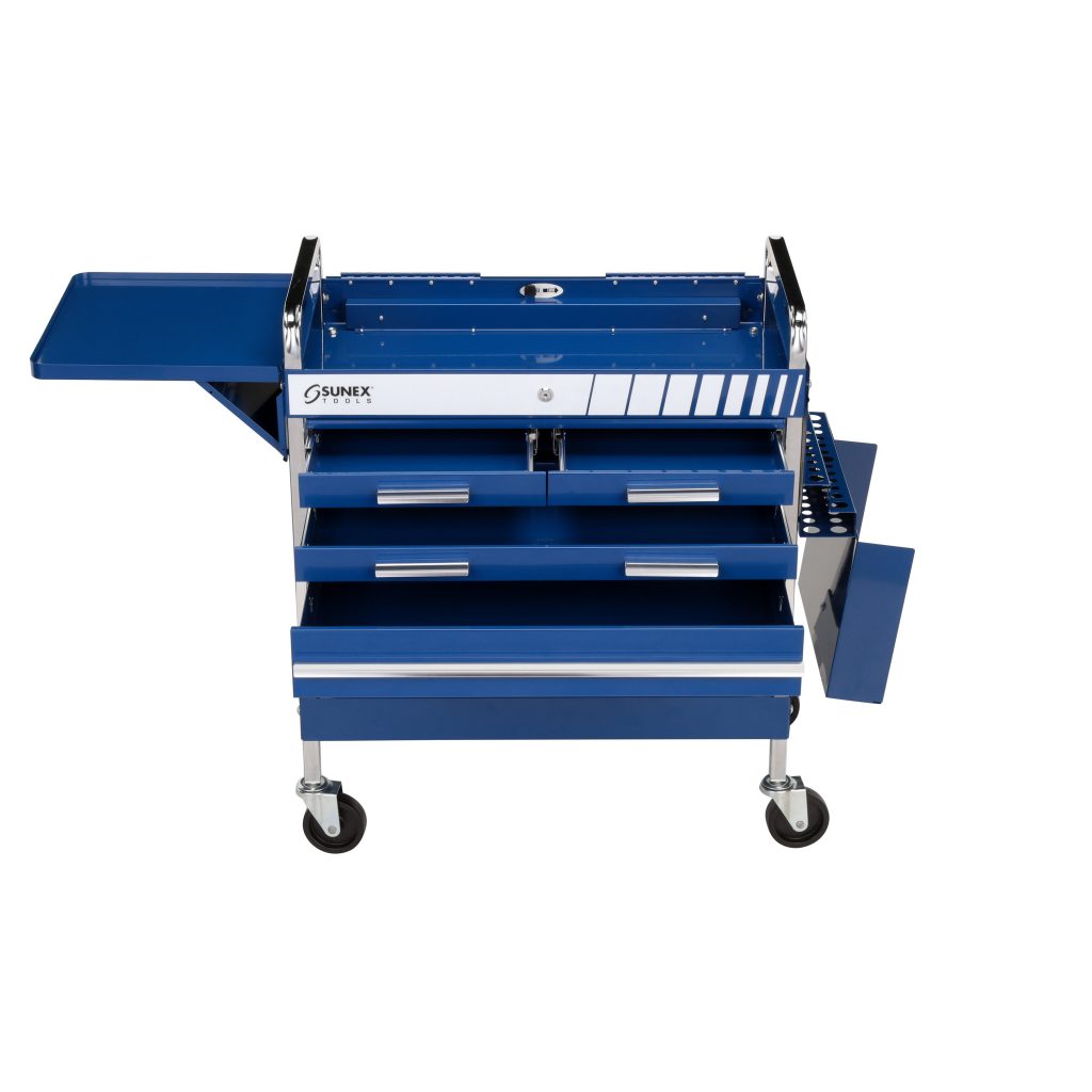 Sunex 41 Blue Premium 8 Drawer Toolbox Service Cart - SU8060BL