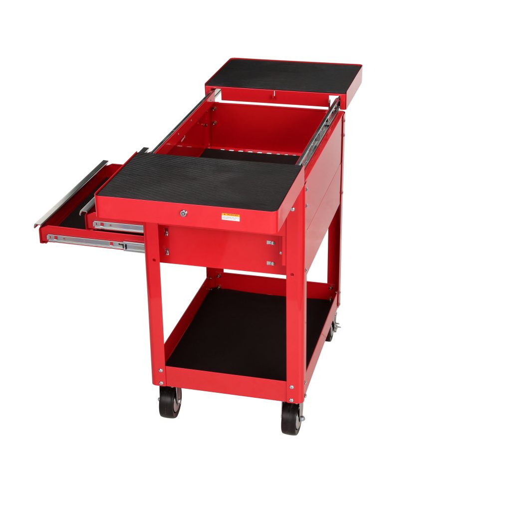 SUNEX TOOLS 18 in. Economy Utility Cart in Red 8003SC - The Home Depot