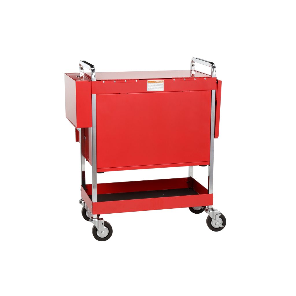 Heavy Duty 5 Drawer Service Cart - Red - SUNEX Tools