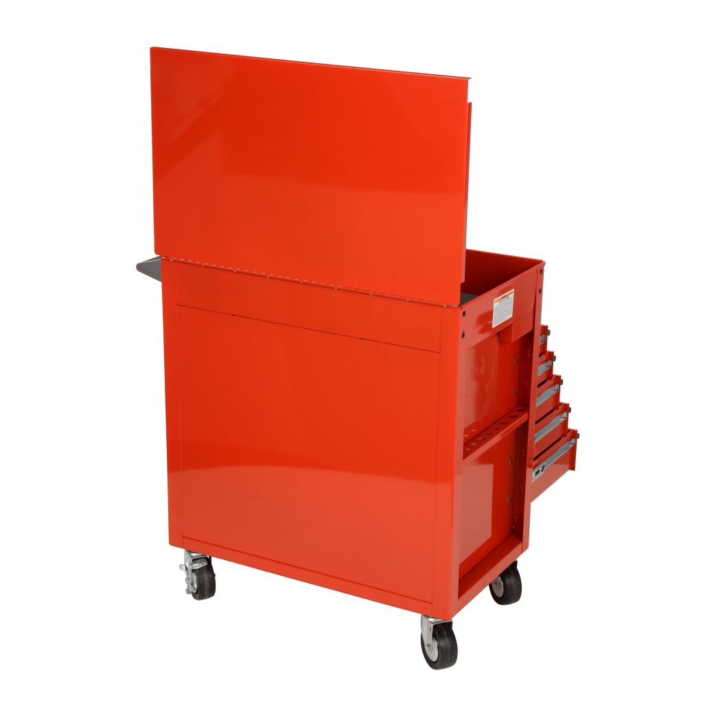 Premium Full Drawer Service Cart - Red