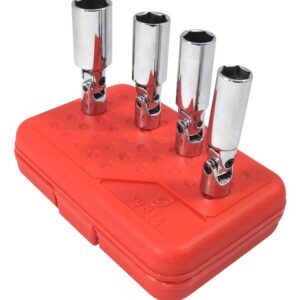 3/8" Dr. 4 Pc. Universal Spark Plug Socket Set