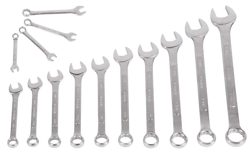 Xtreme Torque 2008 14-pc SAE Combination Wrench Set 