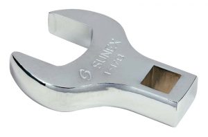 1/2" Dr. 1-1/8" Fully Polished Jumbo Straight Crowfoot Wrench