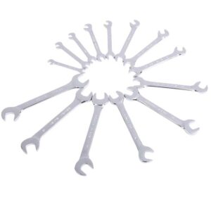 14 Pc. Metric Fully Polished Angle Head Wrench Set