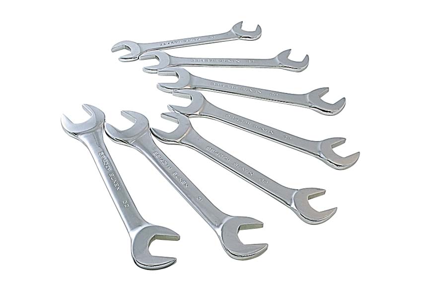 7 Piece Metric Angled Wrench Set