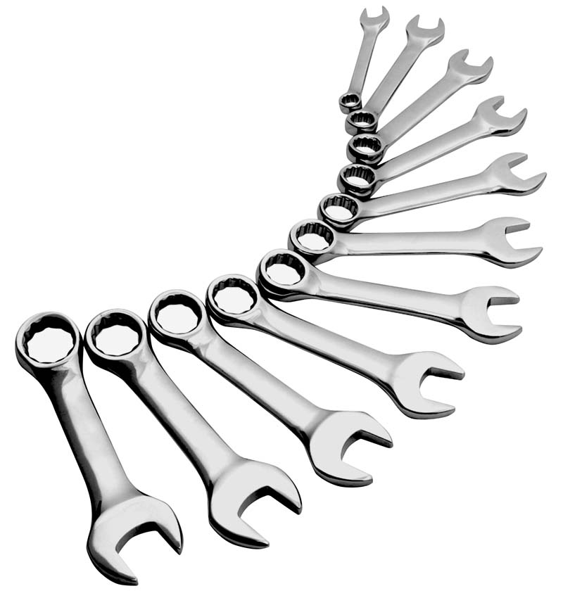 11PC SAE STUBBY COMBO WRENCH S - Sunex Tools