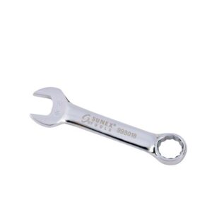 9/16" Fully Polished Stubby Combination Wrench