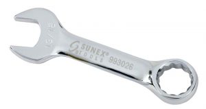 13/16" Fully Polished Stubby Combination Wrench