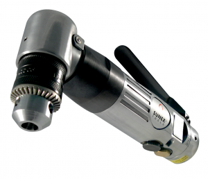 3/8" Reversible Right Angle Air Drill w/Geared Chuck