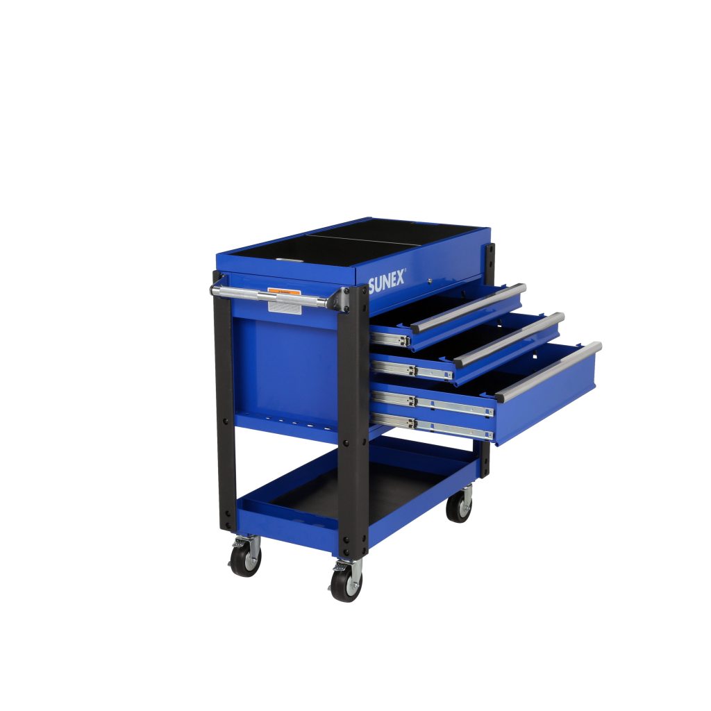 Sunex 41 Blue Premium 8 Drawer Toolbox Service Cart - SU8060BL