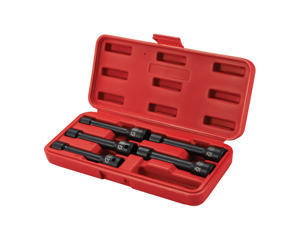 3/8 DR. Insert-Snap Wrench Extendable Ratchet Wrench 17H Low Profile Pass Through Super Short Sockets FIRSTINFO 3/8 DR.12-Point High Torque Central Magnetic 8 Sockets Set 