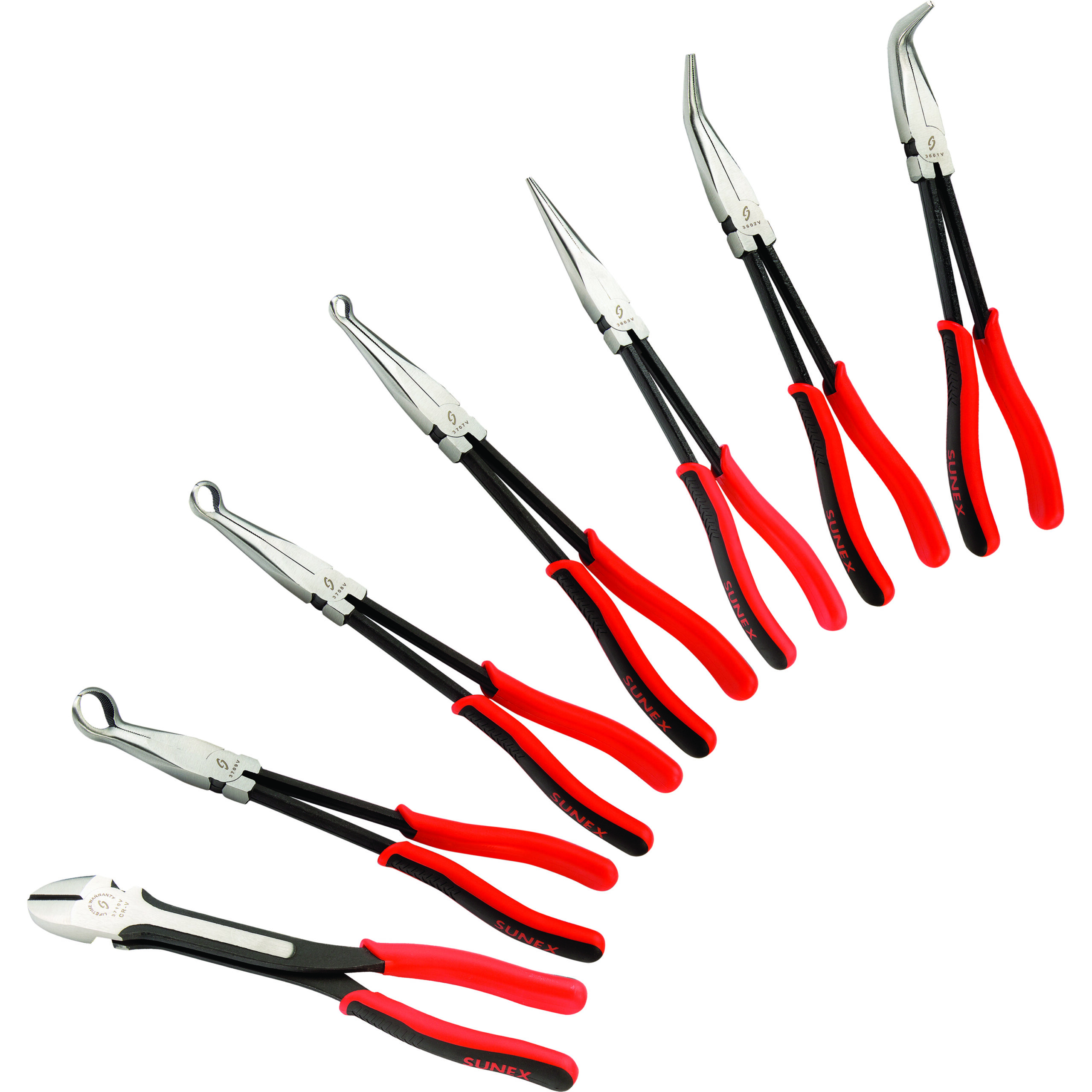 Hook and Pick Tool Set Scraper Large Full & Small Mini Size Non-slip Handle