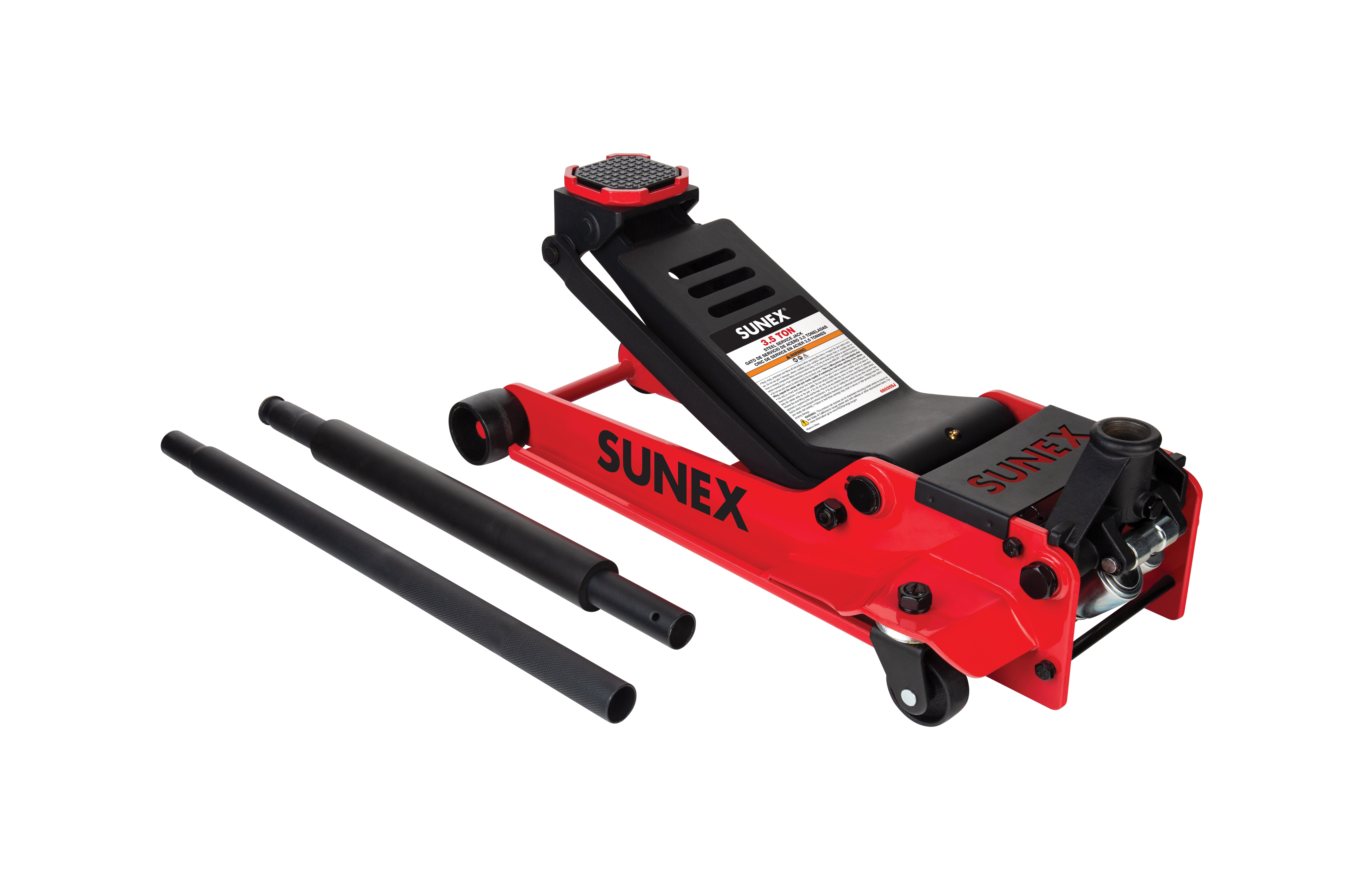 Sunex 66037JPK Service Jack, 3.5-Ton, (Pair 6-Ton Jack Stands) - All  Automotive Equipment Supply