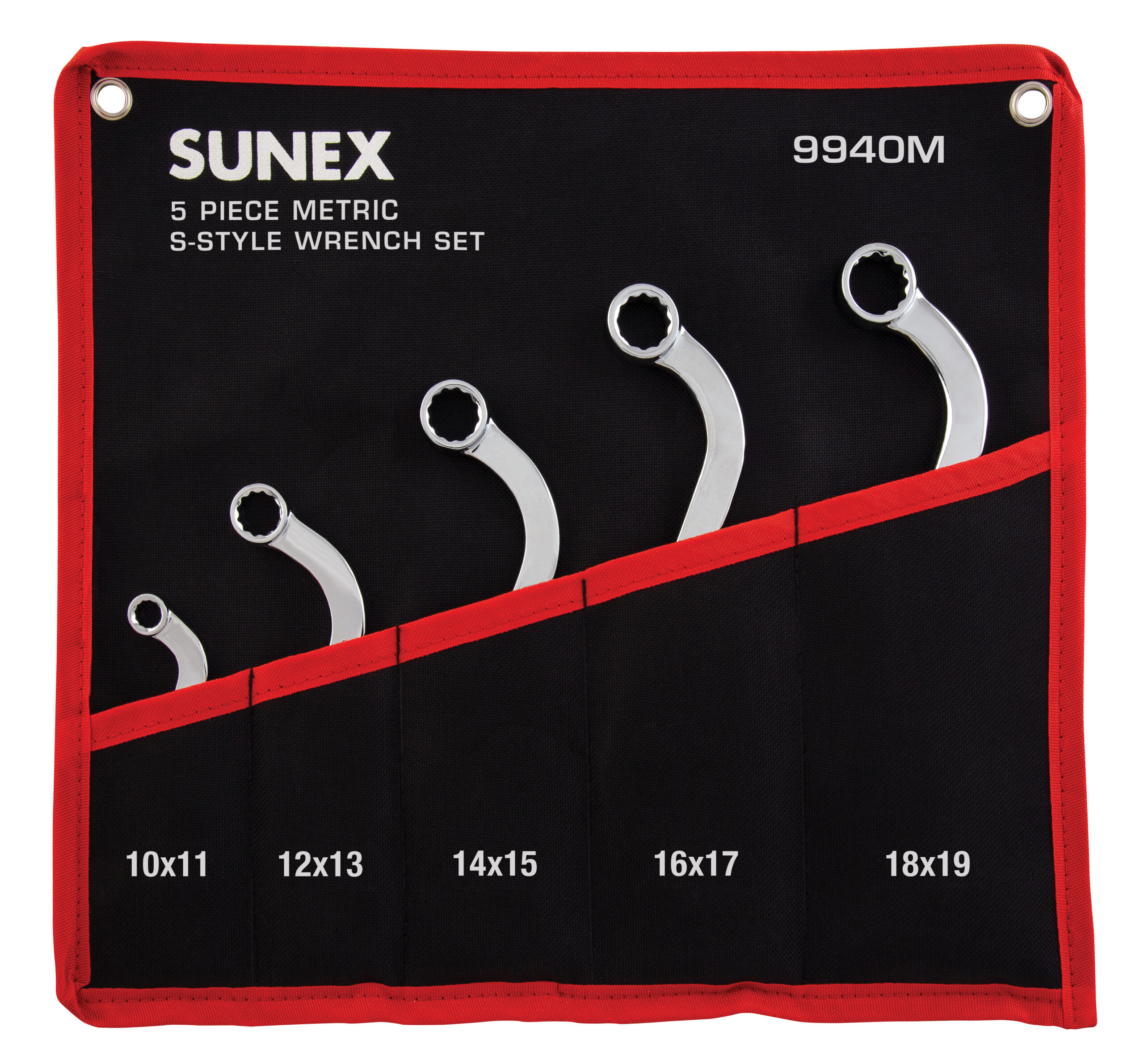5 PIECE METRIC S-STYLE WRENCH SET