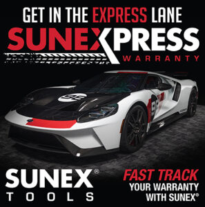 Get in the Express Lane - SUNEXpress Warranty - SUNEX Tools FAST TRACK your warranty with SUNEX