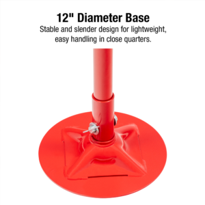 6811 3/4 Ton Short Underhoist Support Stand - 12" Diameter Base to securely anchor your work