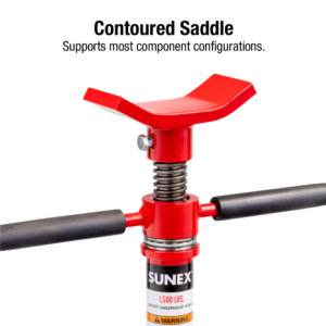 6811 3/4 Ton Short Underhoist Support Stand - Contoured Saddle for support most component configurations