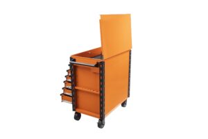 8057XTOR Premium Full Drawer Service Cart - Orange