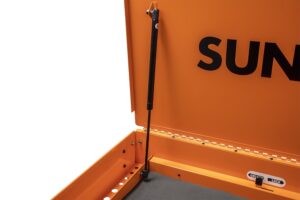 8057XTOR Premium Full Drawer Service Cart - Orange Gas Shock